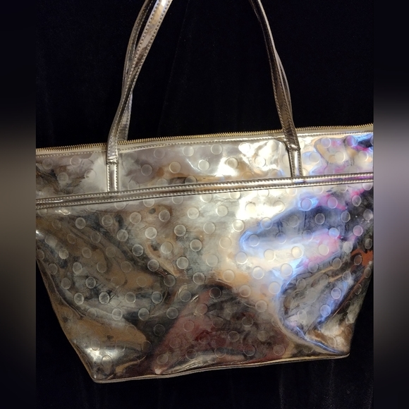Kate Spade silvery shoulder/tote bag - Picture 2 of 5